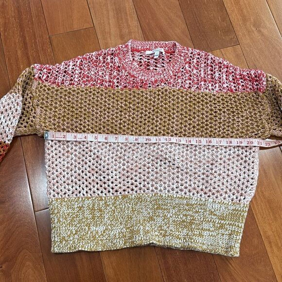 Derek Lam 10 Crosby Crew Neck Colorblock Sweater Sz SP - Picture 9 of 12